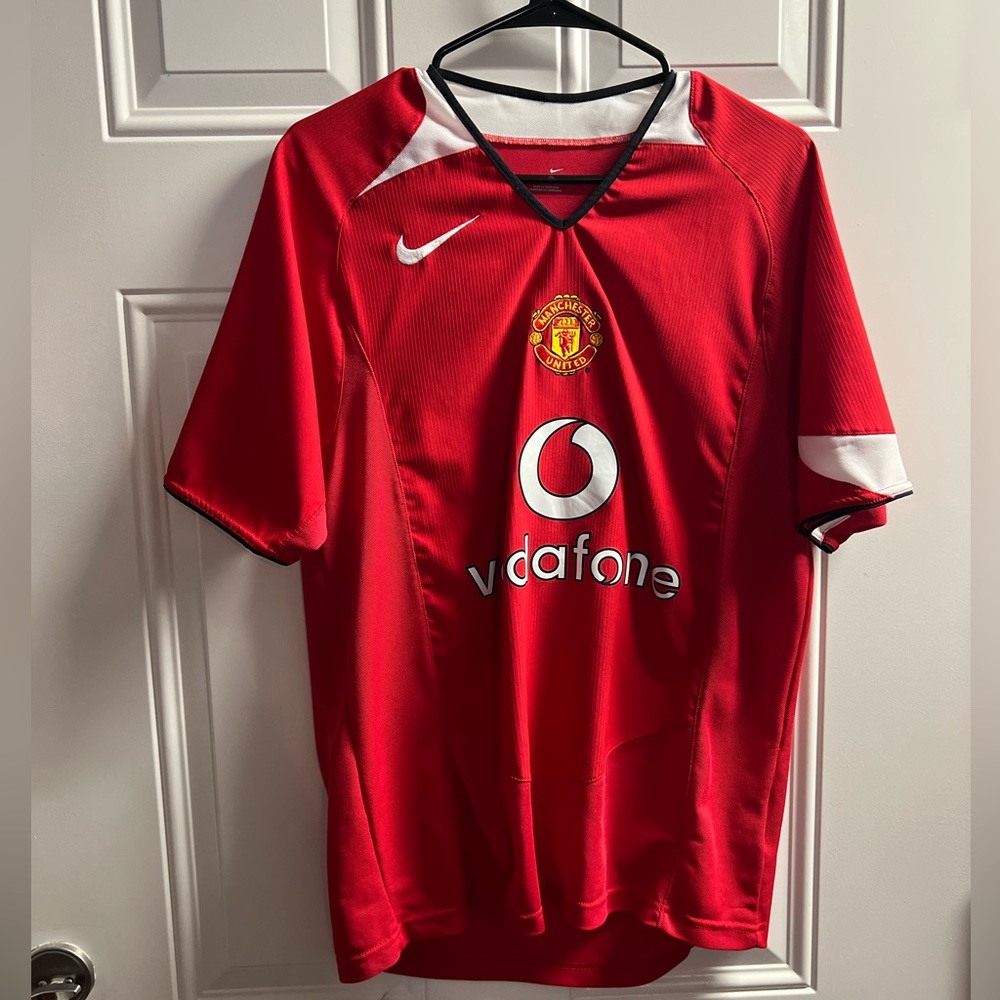 Nike Manchester United 2004-2006 Home SOCCER SHIRT FOOTBALL JERSEY Sz Small